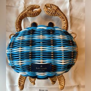 Kate Spade wicker Crab Crossbody